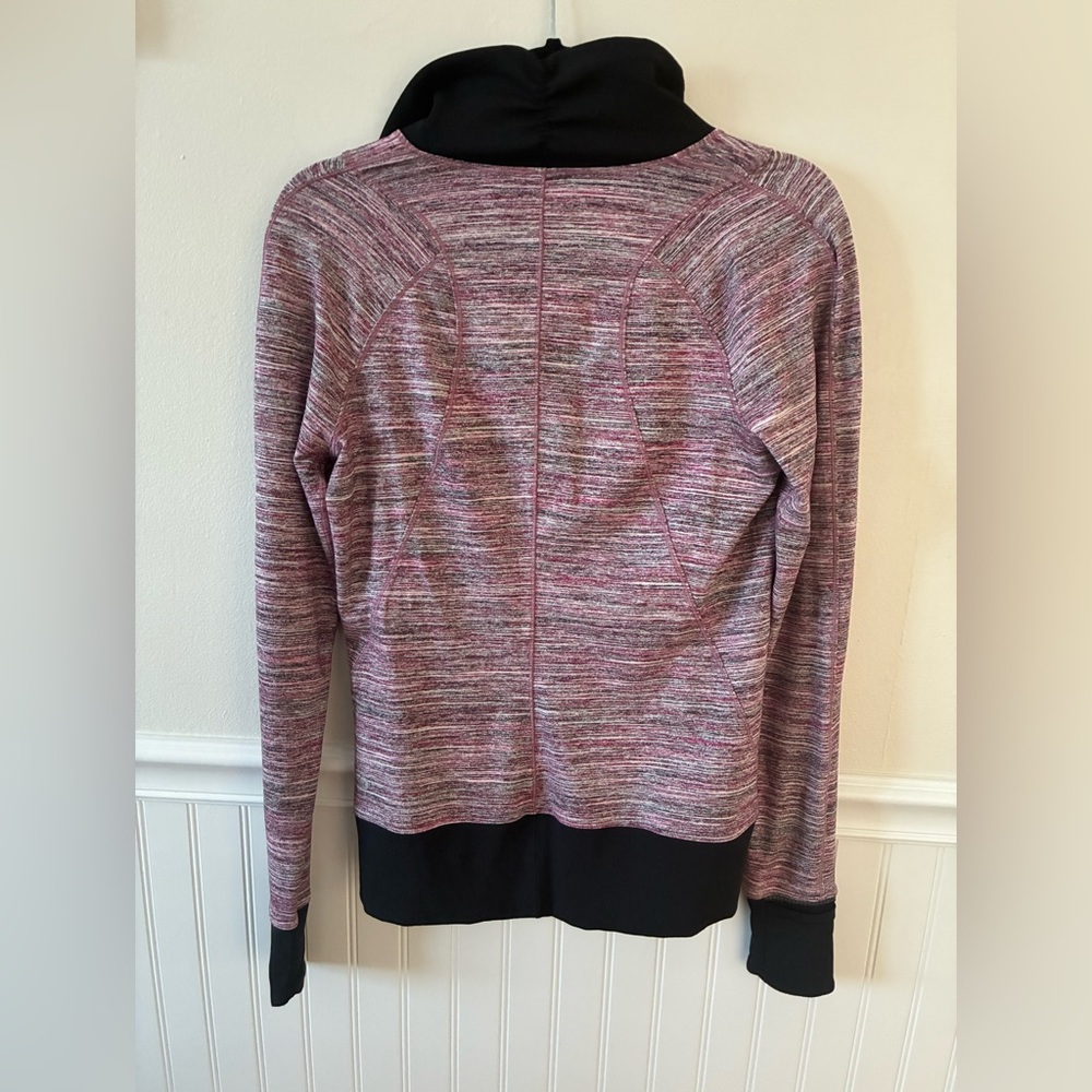 Lululemon Runderful Half Zip Top Womens 10 Space Camo Berry Rumble pullover - Picture 7 of 12
